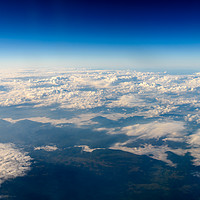 Buy canvas prints of Aerial View Of Planet Earth by Radu Bercan