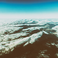 Buy canvas prints of Earth Photo From 10.000m (32.000 feet) Above Groun by Radu Bercan