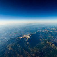 Buy canvas prints of High Altitude Photo Of Planet Earth Horizon by Radu Bercan