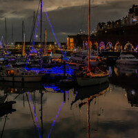 Buy canvas prints of Reflecting on 2020 at Ramsgate by Rob Lucas