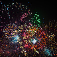 Buy canvas prints of Fireworks Night by Chris Roberts