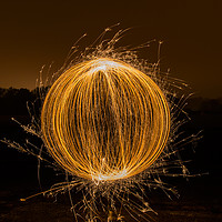 Buy canvas prints of Sparkler Orb by Chris Roberts