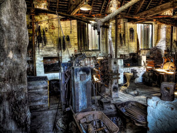 The Smithy - Workshop of the Industrial Revolution  Picture Board by Catchavista 