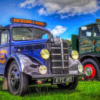 Buy canvas prints of "Historic Commercial Vehicles Unveiled" by Catchavista 