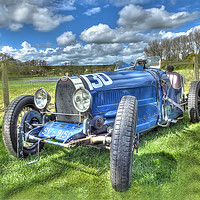 Buy canvas prints of Bugatti Grand Prix Racing Car by Catchavista 