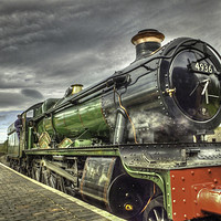 Buy canvas prints of Steam Locomotive 4936 `Kinlet hall` by Catchavista 