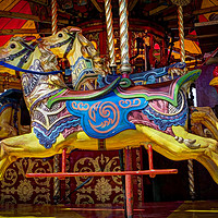 Buy canvas prints of Carousel by Catchavista 