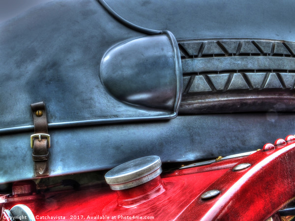 Classic Automobile Fuel Reservoir Picture Board by Catchavista 