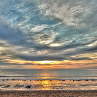 Buy canvas prints of Twilight Tranquillity: Llyn Peninsula Beach by Catchavista 