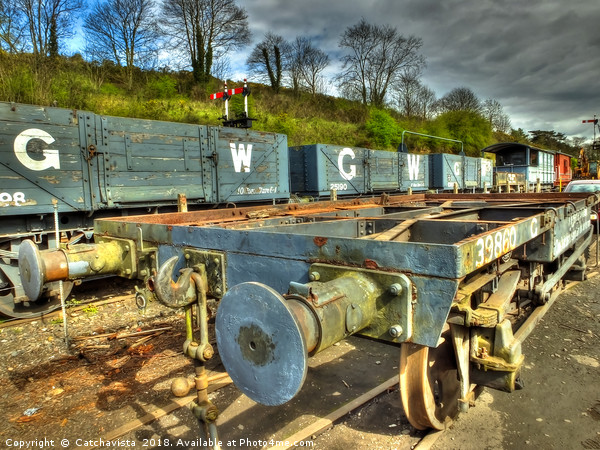 Conflat Wagon Picture Board by Catchavista 