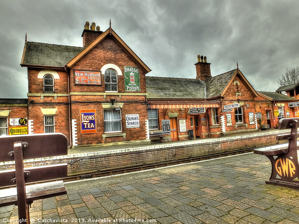 Bewdley Heritage Station: Nostalgic Journey Picture Board by Catchavista 