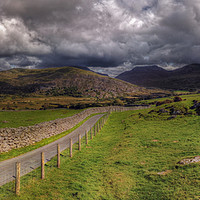 Buy canvas prints of Lone Sheep on the Ancient Pass - Panorama by Catchavista 
