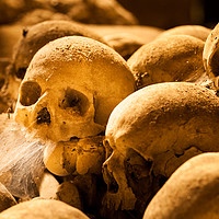 Buy canvas prints of Middle ages skulls by Massimo Lama