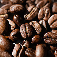 Buy canvas prints of Black coffee grains by Massimo Lama