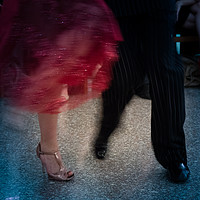 Buy canvas prints of Detail of tango shoes by Massimo Lama