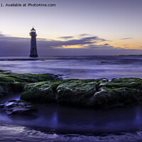 Buy canvas prints of New Brighton Lighthouse by Kevin Elias