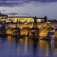 Buy canvas prints of Charles bridge, Prague. by Kevin Elias