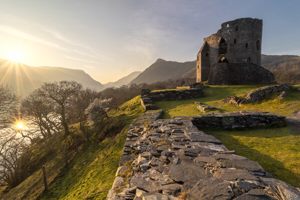Welsh castle Picture Board by Kevin Elias