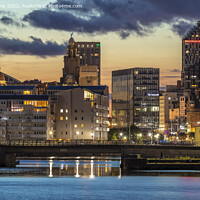 Buy canvas prints of Liverpool at dusk by Kevin Elias