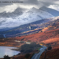 Buy canvas prints of Snow on the welsh hills by Kevin Elias