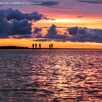 Buy canvas prints of West Kirby sunset by Kevin Elias