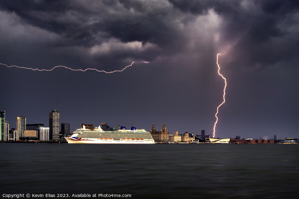 Storm in a port Picture Board by Kevin Elias