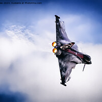 Buy canvas prints of Dynamic Display of Typhoon Eurofighter's Strength by Kevin Elias