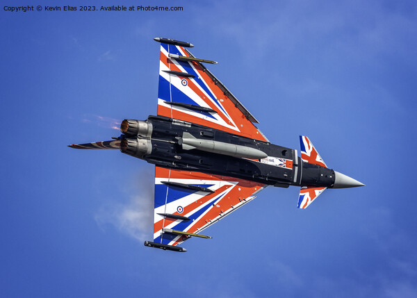 Thunderous Typhoon Jet Soaring Picture Board by Kevin Elias