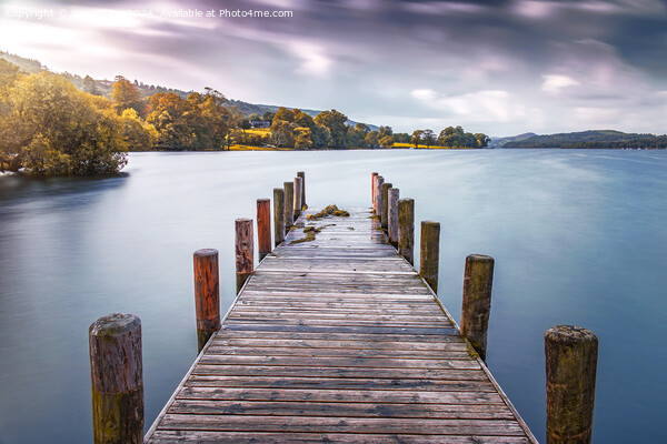 Coniston water Picture Board by Kevin Elias