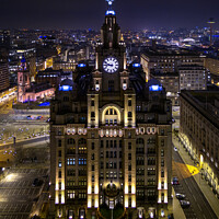 Buy canvas prints of Liverpool skyline by Kevin Elias