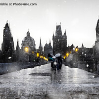 Buy canvas prints of Winter in Prague by Kevin Elias