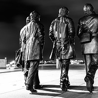 Buy canvas prints of Iconic Beatles Monument, Liverpool's Pride by Kevin Elias