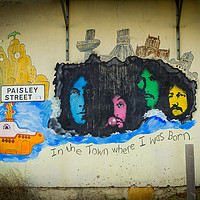 Buy canvas prints of The Beatles street art by Kevin Elias