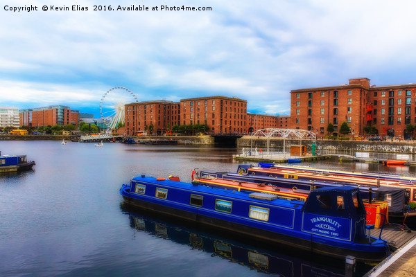 Liverpool Albert dock Picture Board by Kevin Elias