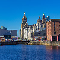 Buy canvas prints of Captivating Albert Dock Panorama by Kevin Elias