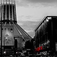 Buy canvas prints of Hope street Liverpool by Kevin Elias