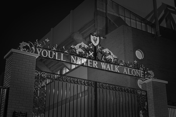 ANFIELD STADIUM GATES Picture Board by Kevin Elias