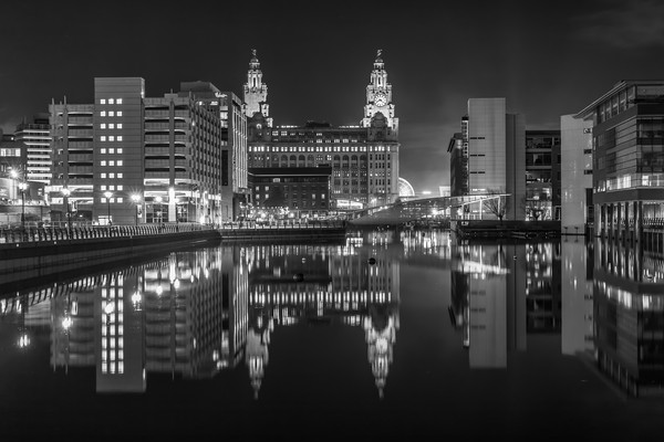 LIVERPOOL CITYSCAPE Picture Board by Kevin Elias