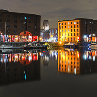 Buy canvas prints of Albert dock Liverpool by Kevin Elias