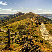 Buy canvas prints of  The Great Ridge in the Peak District by Kevin Elias