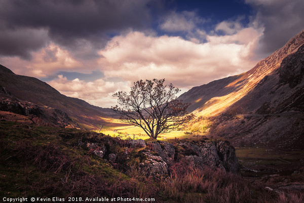OGWEN VALLEY WALES Picture Board by Kevin Elias