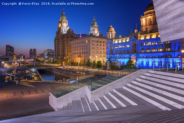 LIVERPOOL WATERFRONT Picture Board by Kevin Elias