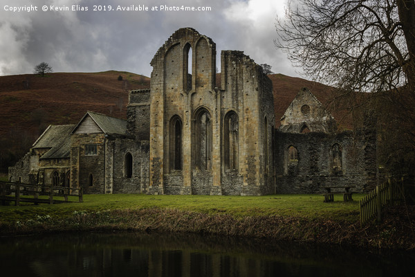 Valle Crucis Abbey Picture Board by Kevin Elias