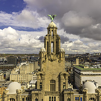 Buy canvas prints of ROYAL LIVER BUILDING by Kevin Elias