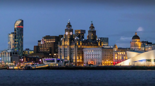 LIVERPOOL WATERFRONT Acrylic by Kevin Elias