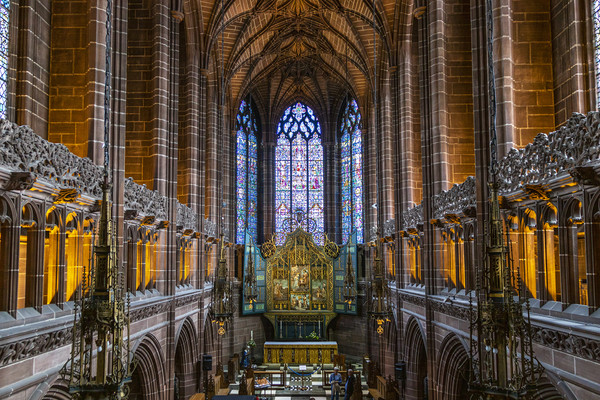 Liverpool cathedral architecture Picture Board by Kevin Elias