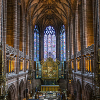 Buy canvas prints of Liverpool cathedral architecture by Kevin Elias