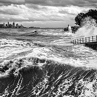 Buy canvas prints of Mersey storm by Kevin Elias