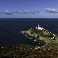 Buy canvas prints of South stack lighthouse by Kevin Elias