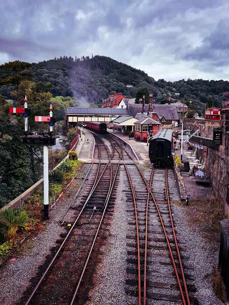 Enthralling Llangollen Steam Journey Picture Board by Kevin Elias